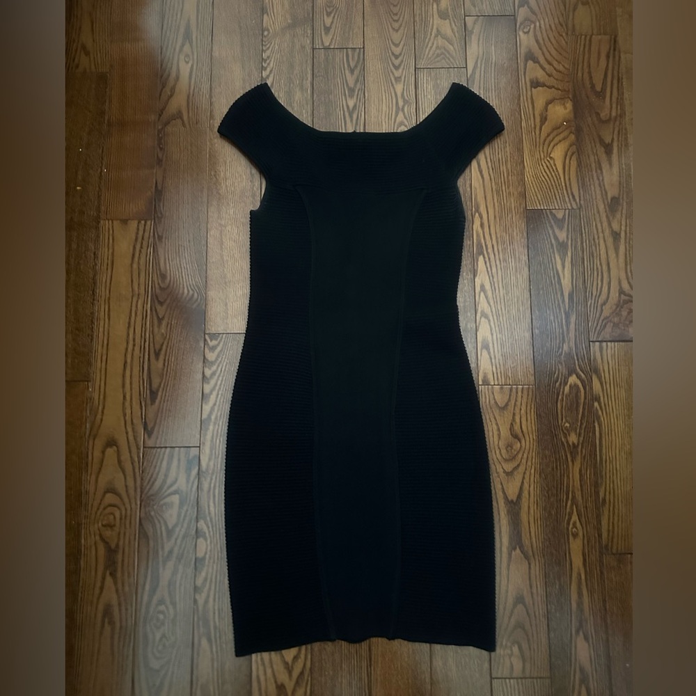 Guess by Marciano Black One-Shoulder Bodycon Dress